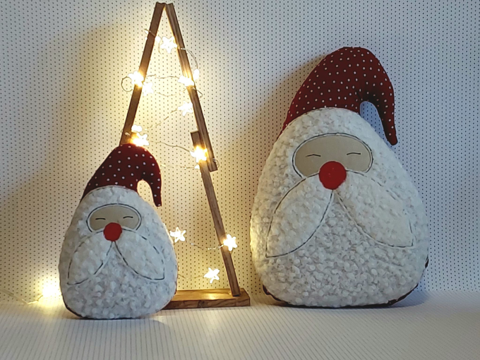Fichier modèle broderie Père Noël 3D Stickzeit