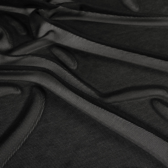 Stretch Zwem mesh, zwart