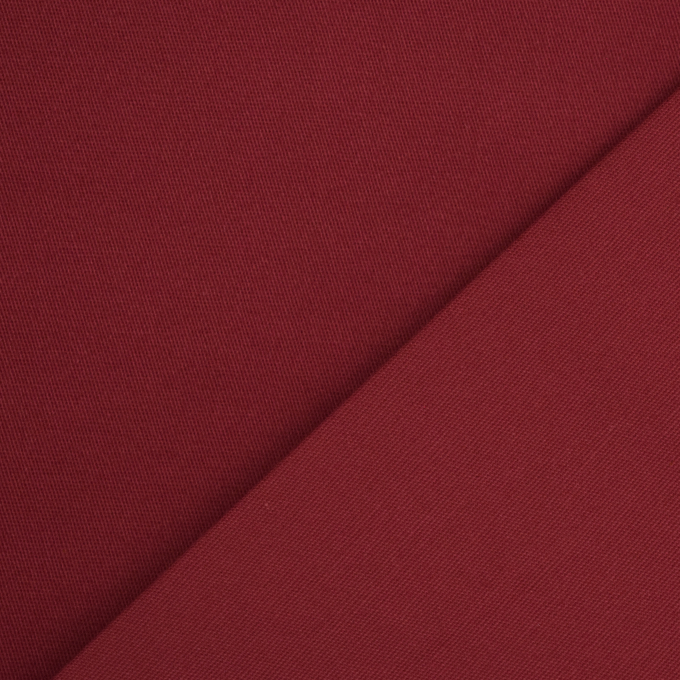 Tissu coton sergé twill stretch doux Peach Touch, rouge foncé