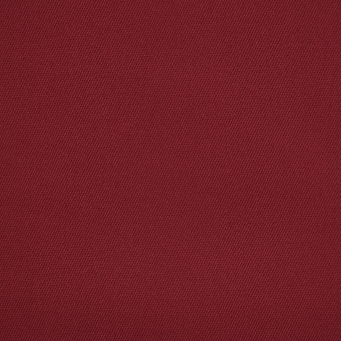 Tissu coton sergé twill stretch doux Peach Touch, rouge foncé