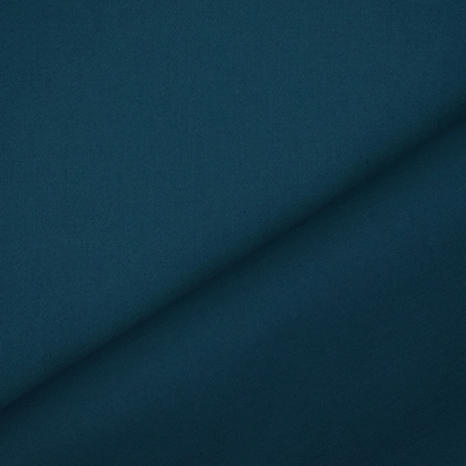 Tissu satin de coton stretch, bleu pétrole