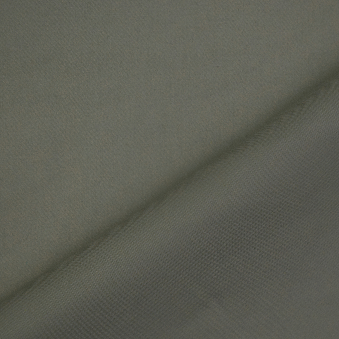 Tissu satin de coton stretch, kaki