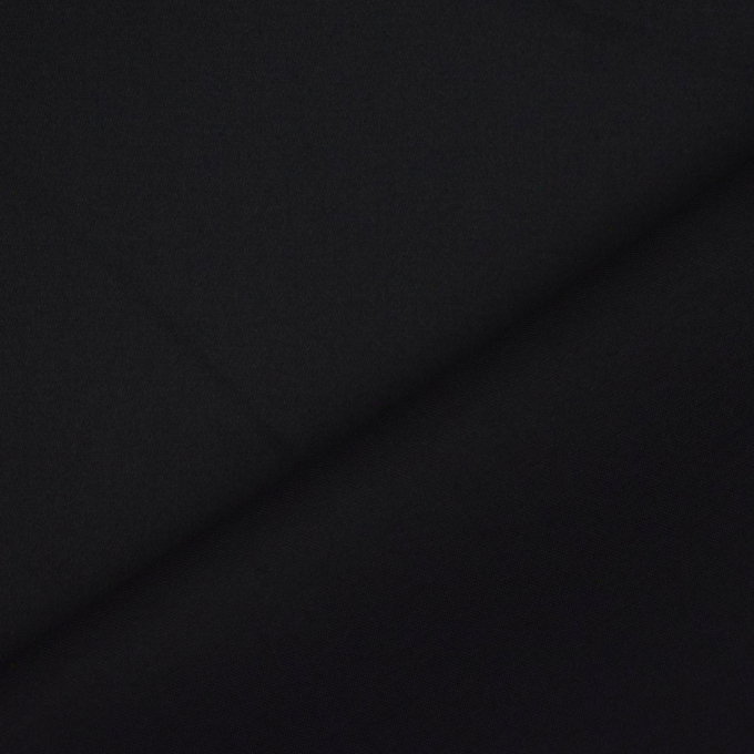 Tissu satin de coton stretch, noir