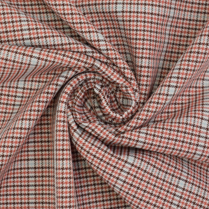 Stretch Bengaline WCheck Fibre Mood, cream