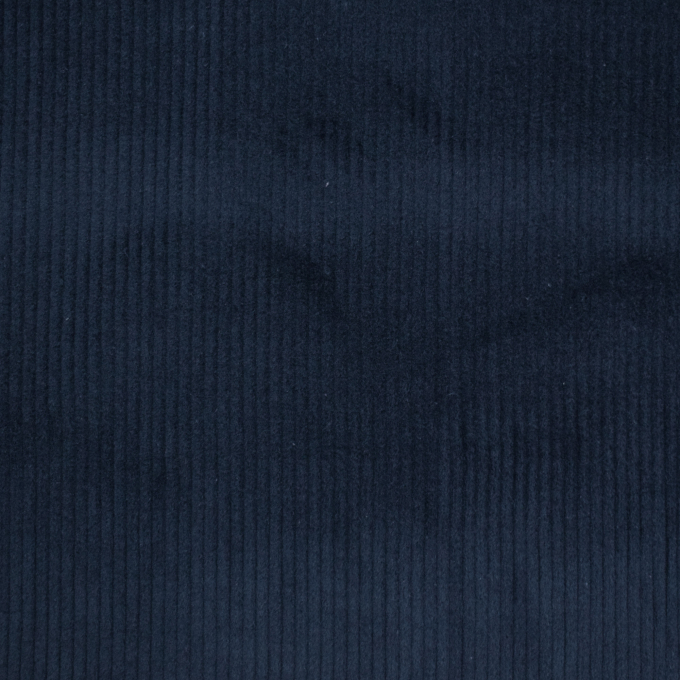 Tissu velours côtelé stretch Susi, bleu foncé