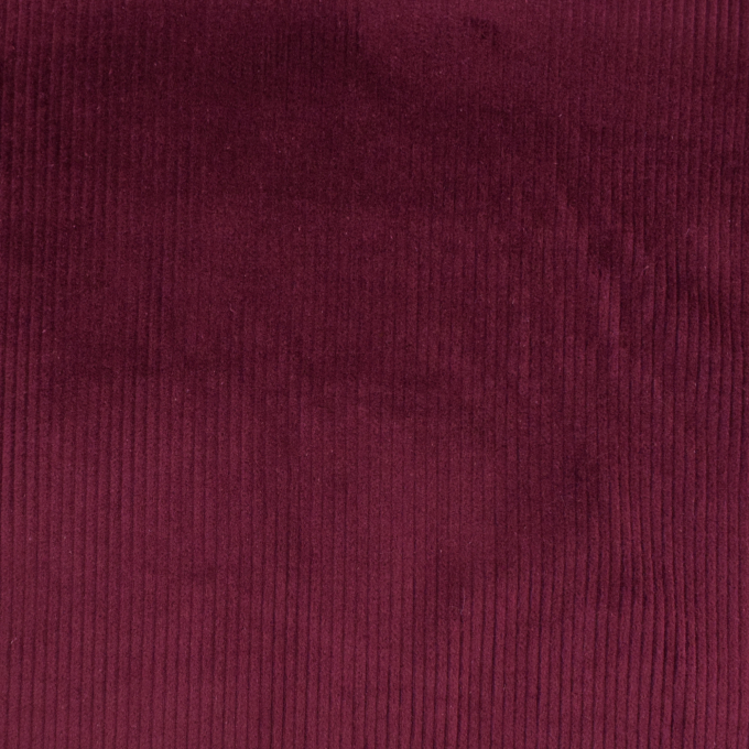 Tissu velours côtelé stretch Susi, prune