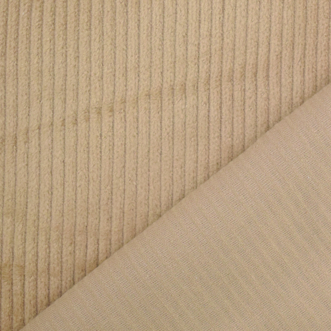 Tissu velours côtelé stretch Susi, sable