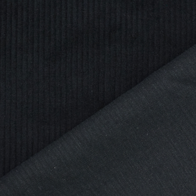 Stretch brede corduroy Susi, zwart