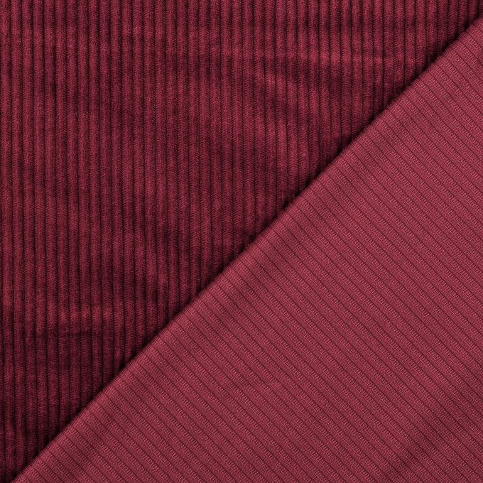 Stretch corduroy Soft-Finish, wijnrood
