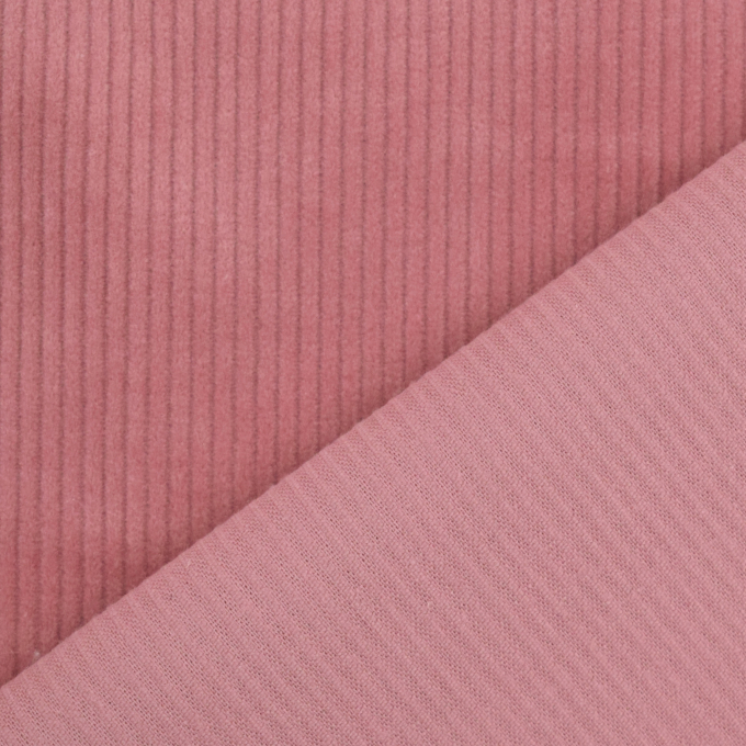 Stretch corduroy unikleurig, oudroze