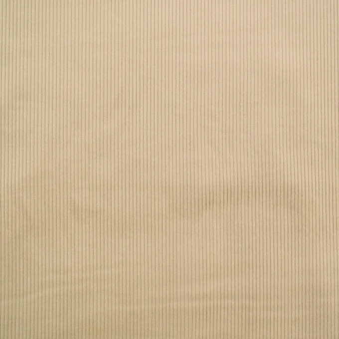 Tissu velours côtelé milleraies stretch uni, beige