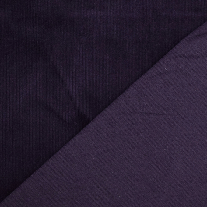 Stretch corduroy unikleurig, donkerlila