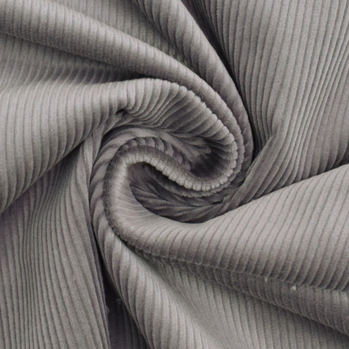 Stretch corduroy unikleurig, lichtgrijs
