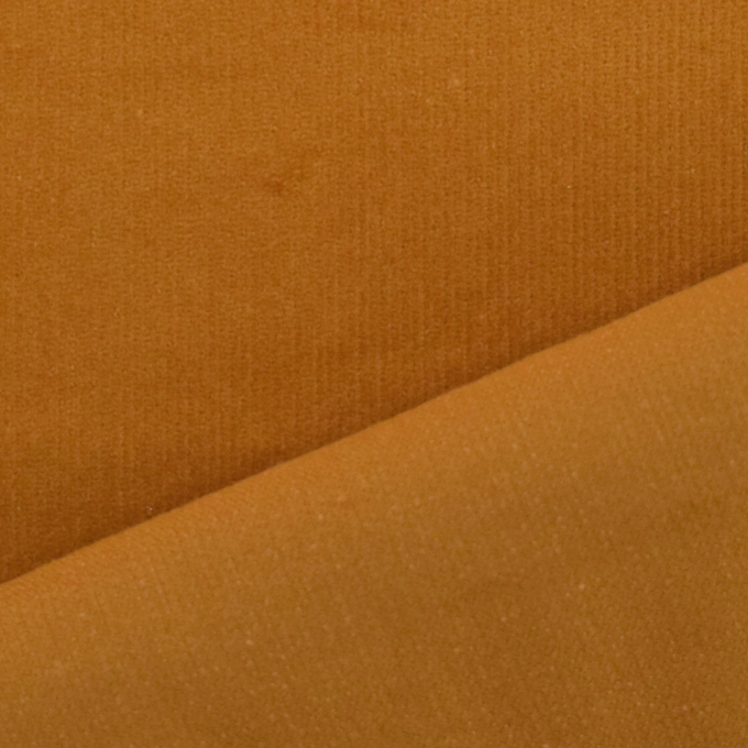 Tissu velours côtelé milleraies stretch, curry