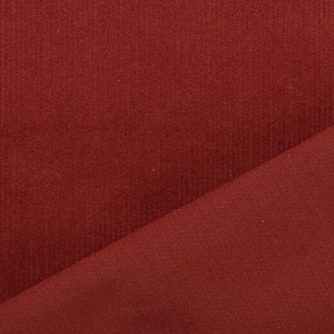 Stretch fijne corduroy, terracotta rood