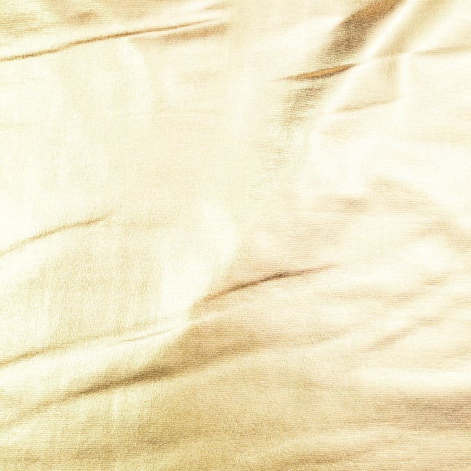 Lamé / elastische foliejersey goud