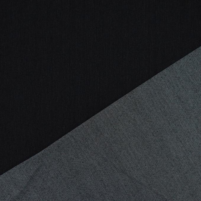 Stretch jeansstof uni, zwart