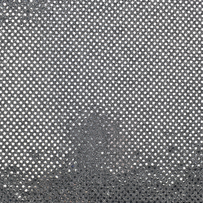 Tissu paillettes stretch, argent sombre