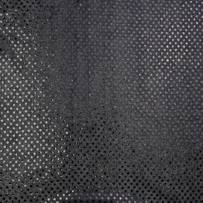 Tissu paillettes stretch, noir
