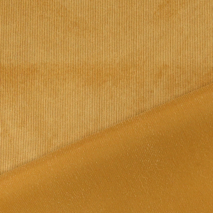 Stretch Poly Corduroy, ochre