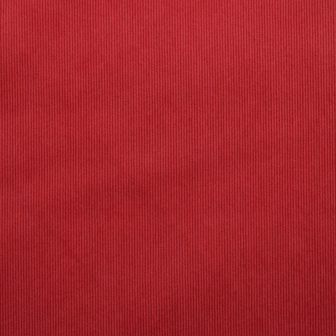 Tissu velours côtelé milleraies stretch Poly, rouge