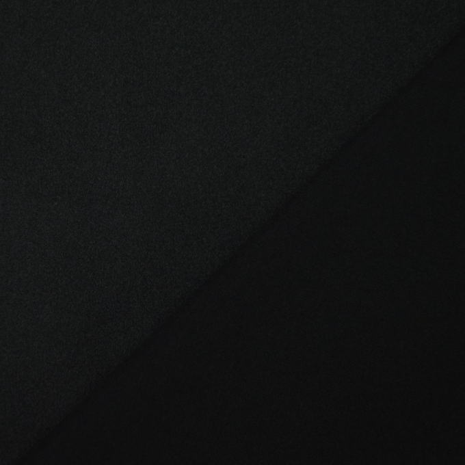Tissu satin stretch, noir