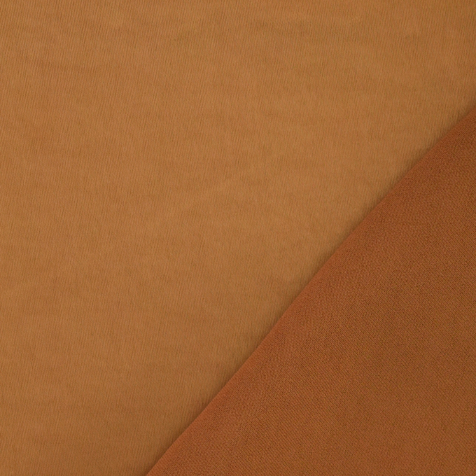 Tissu satin stretch, chamois