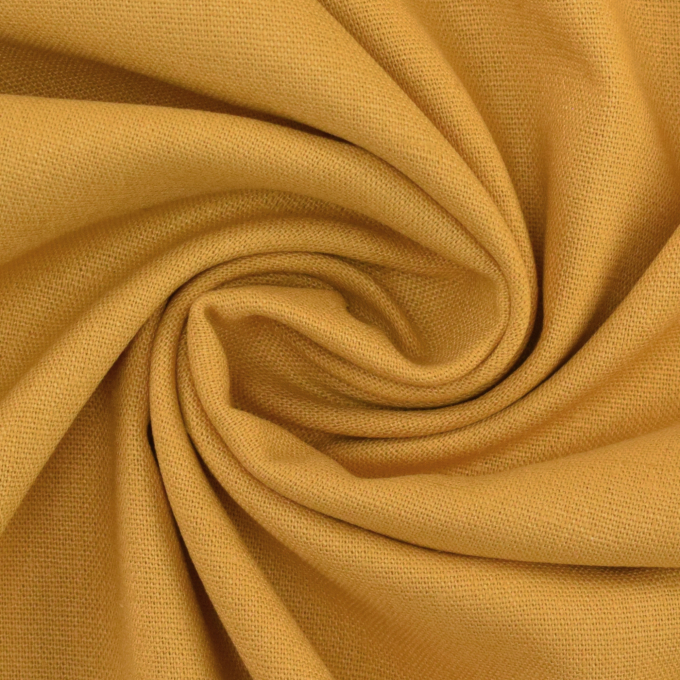 Tissu lin viscose stretch, jaune maïs