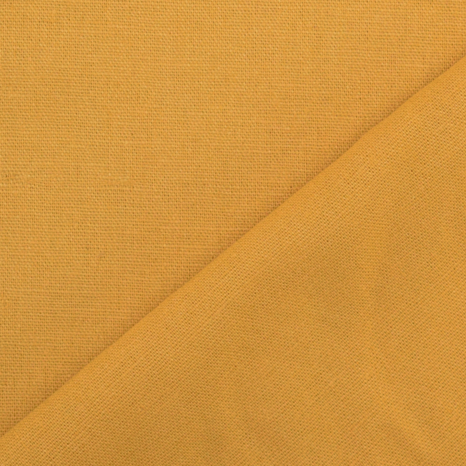 Tissu lin viscose stretch, jaune maïs