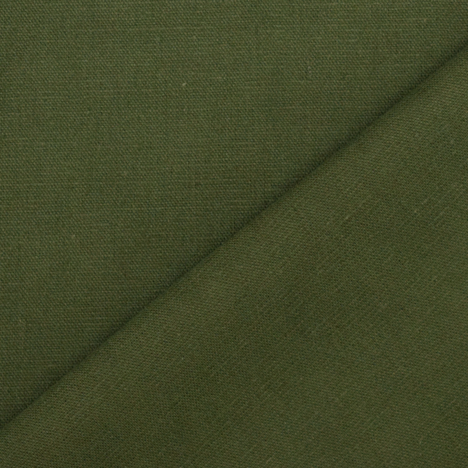 Stretch viscose linnen, olijfgroen