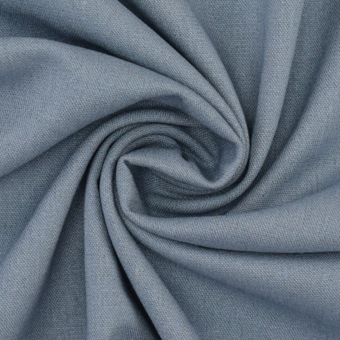 Stretch viscose linnen, duivenblauw