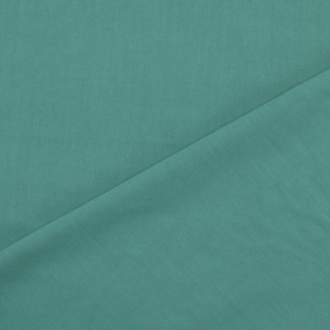 Tissu viscose popeline stretch, turquoise foncé
