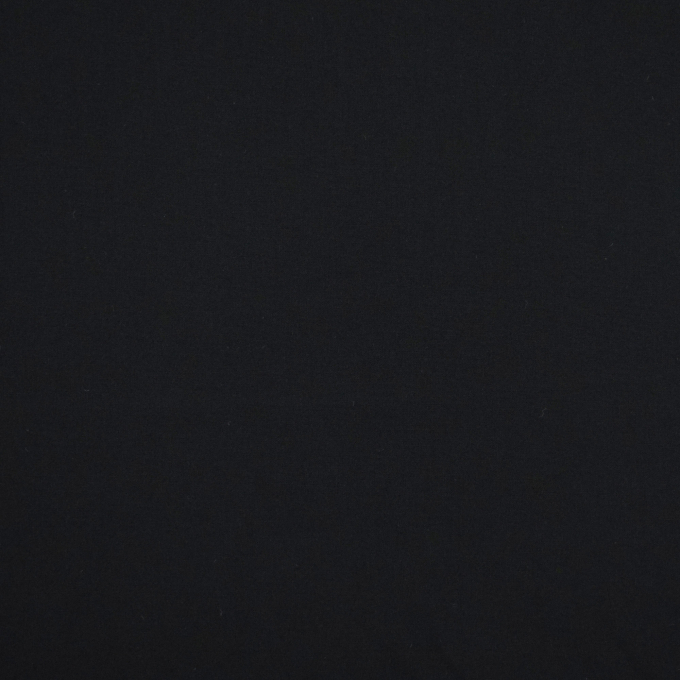 Tissu viscose popeline stretch, noir