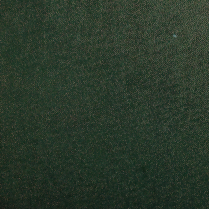 Tissu velours stretch Shine, vert foncé