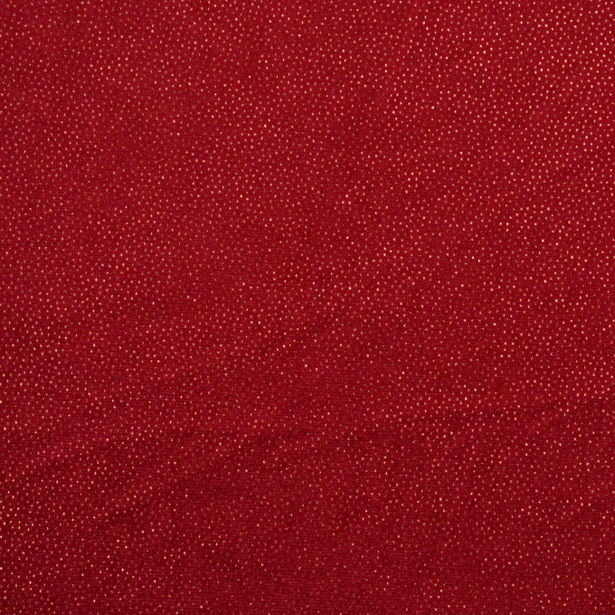 Tissu velours stretch Shine, rouge
