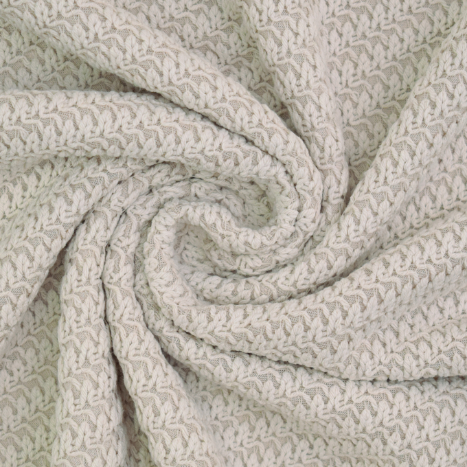 Tissu jersey en maille Fibre Mood, beige