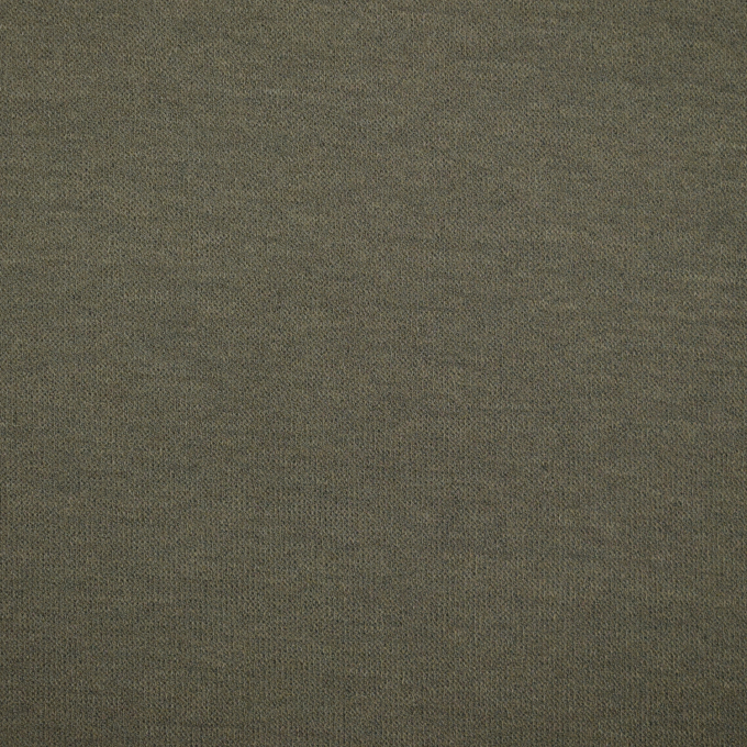 Tissu jersey maille tricot doubleface, vert olive