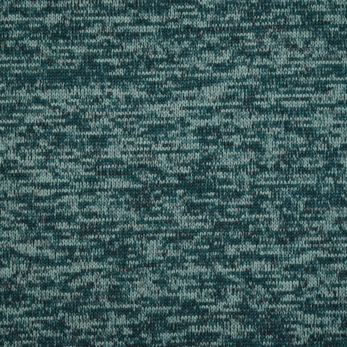 Knitted fabric melange, green