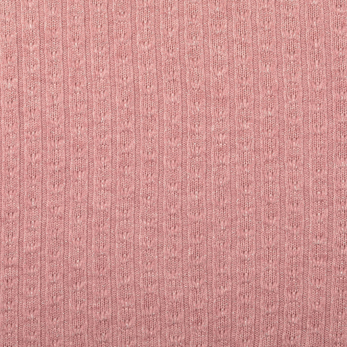 Gebreide stof sparkle, oudroze
