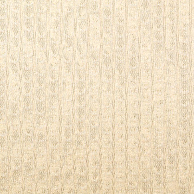 Gebreide stof sparkle, crèmekleurig