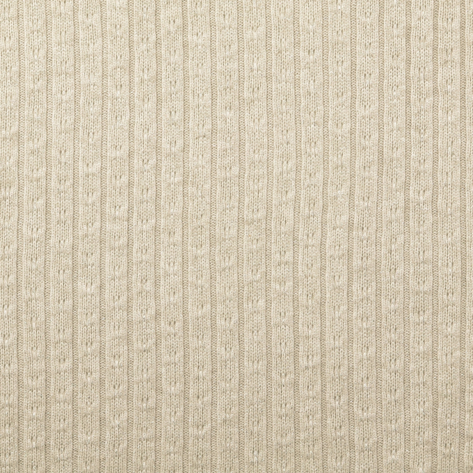 Gebreide stof sparkle, greige