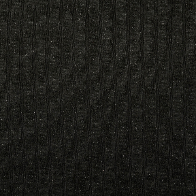 Gebreide stof sparkle, zwart