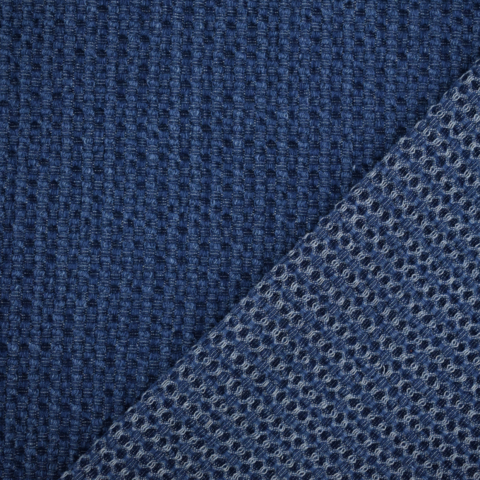 Structuur jeansstof, donkerblauw