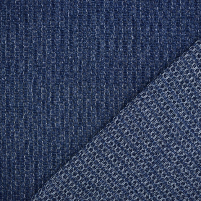 Structuur jeansstof Lena, donkerblauw