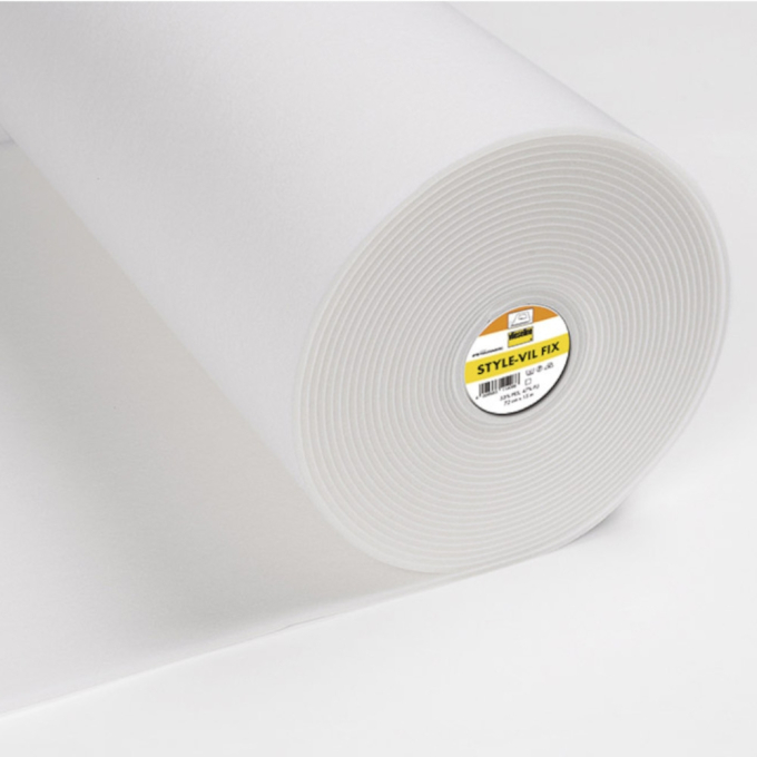 Vlieseline molleton thermocollant Style Vil, blanc cassé