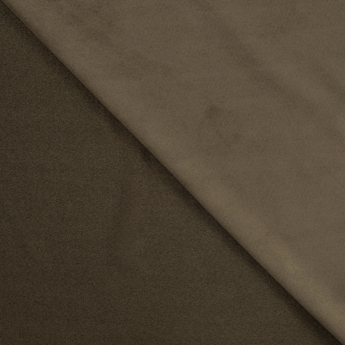 Tissu suédine stretch uni, vert olive