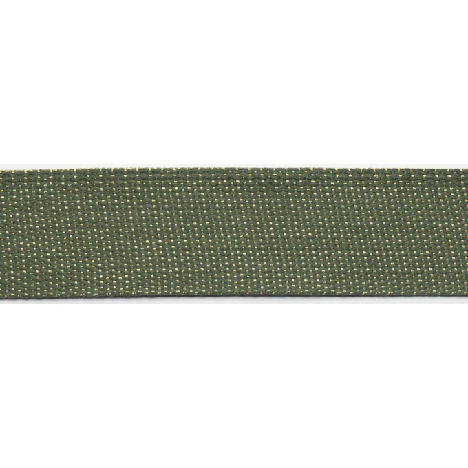 Sangle anse de sac bandoulière 4 cm, vert armée