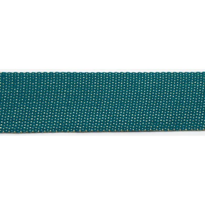 Sangle anse de sac bandoulière 4 cm, bleu pétrole clair