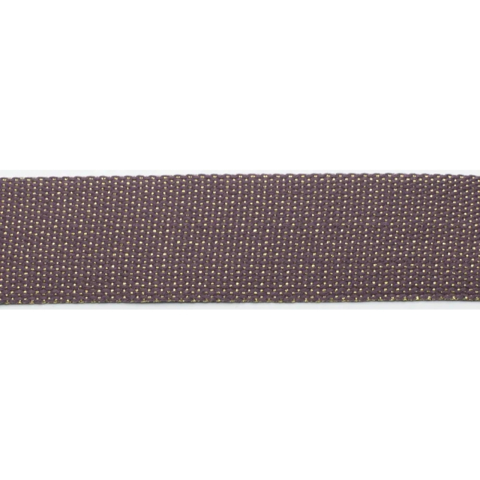 Tassenband Gold Metal Fibre 40mm, mauve