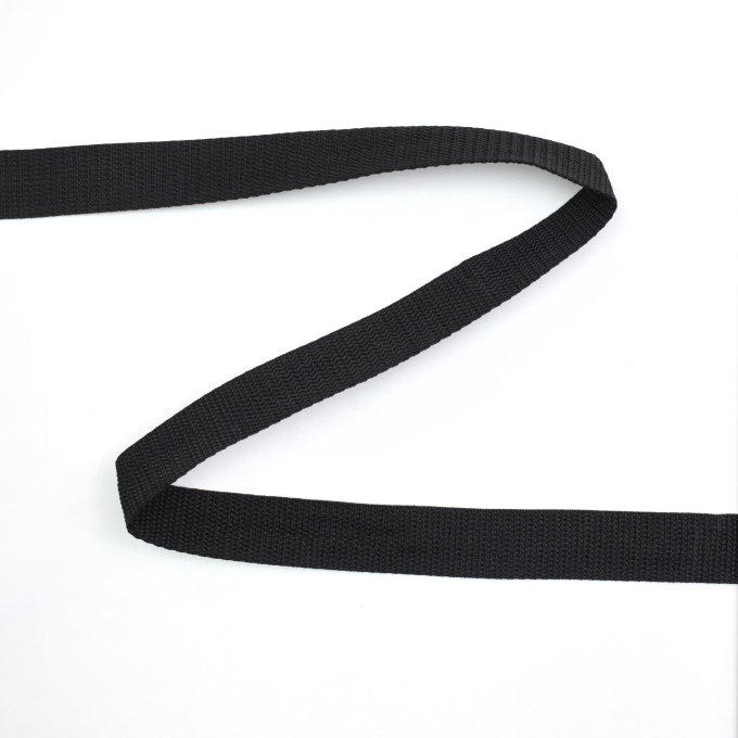 Tassenband 25 mm zwart